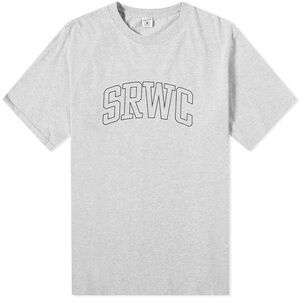 Sporty & Rich Wellness Club SRWC Graphic Tee in Heather grey size small